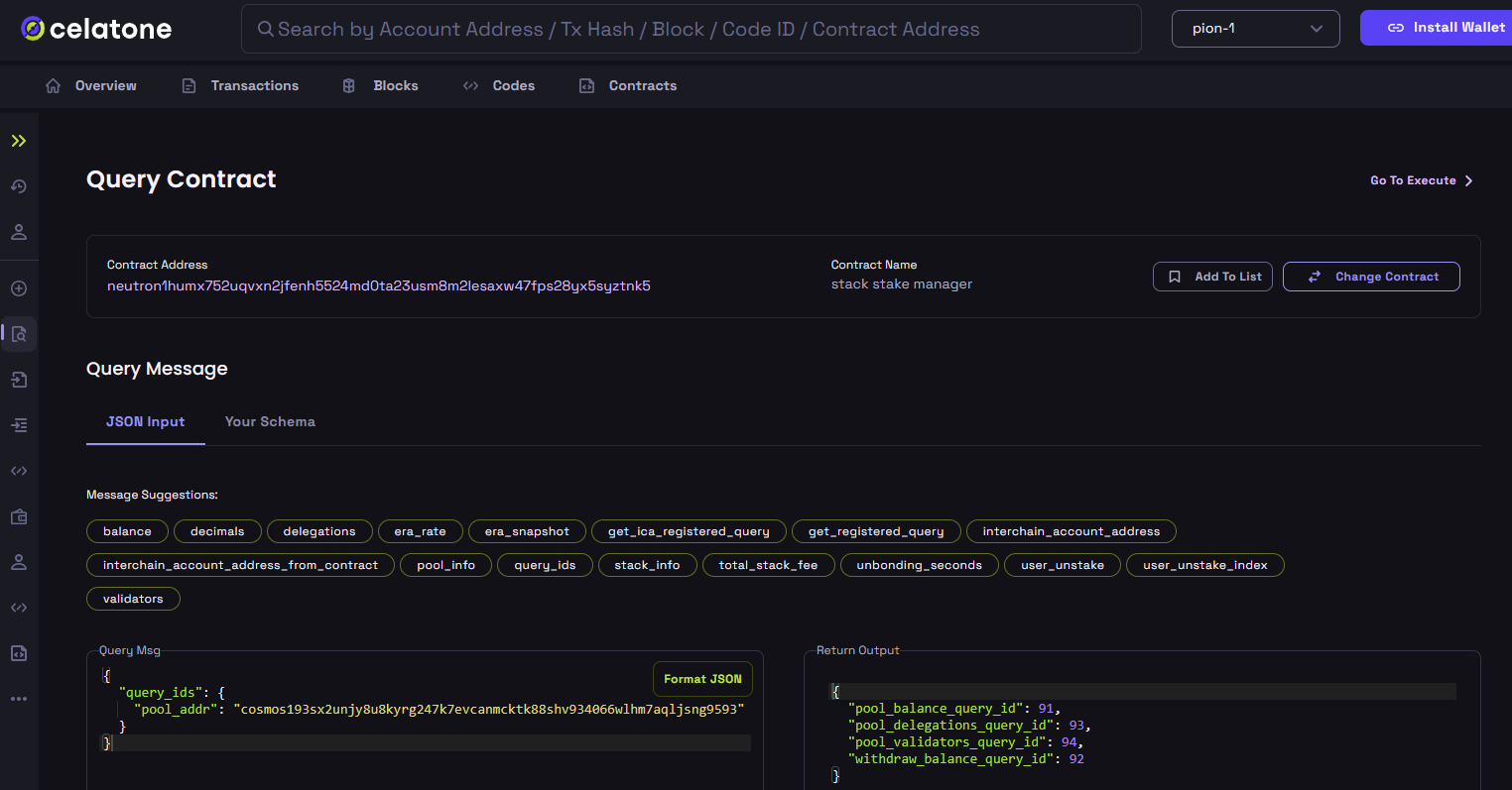 Get Pool Query IDs